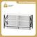 Overall Dimensions
Total Weight Capacity: 310 lbs
Dimensions:
- Length: 48"
- Width: 16"
- Height: 24"
- Shelf Depth: 15"
- Shelf Height: 9"
- Shelf Thickness: 3.5"