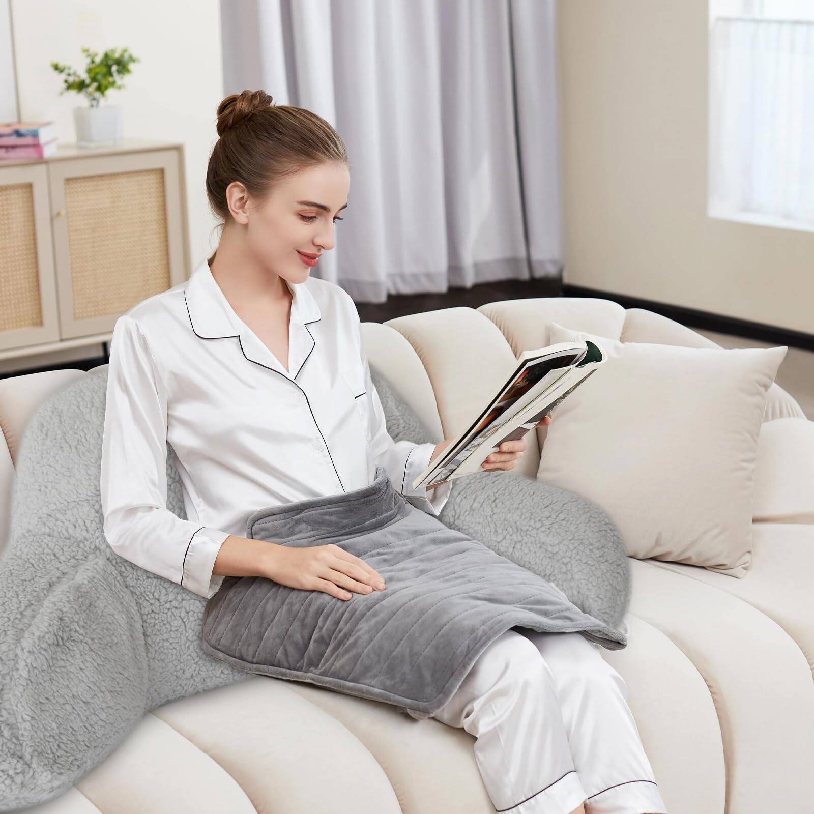 Alt View 3. MAGICAL RUBS - Reading Pillow For Sitting In Bed Adults/kids/teens Rest Wedge Backrest Pillows With Arms Support Watching Tv/gaming/... - Default.