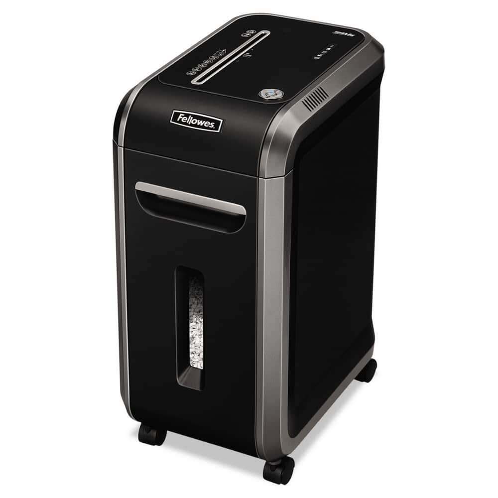 Fellowes - 4609001 Powershred 99ms Heavy-Duty Micro-Cut Shredder with 14-Sheet Capacity - Black/Dark Silver