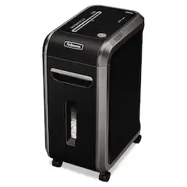 Fellowes - 4609001 Powershred 99ms Heavy-Duty Micro-Cut Shredder with 14-Sheet Capacity - Black/Dark Silver