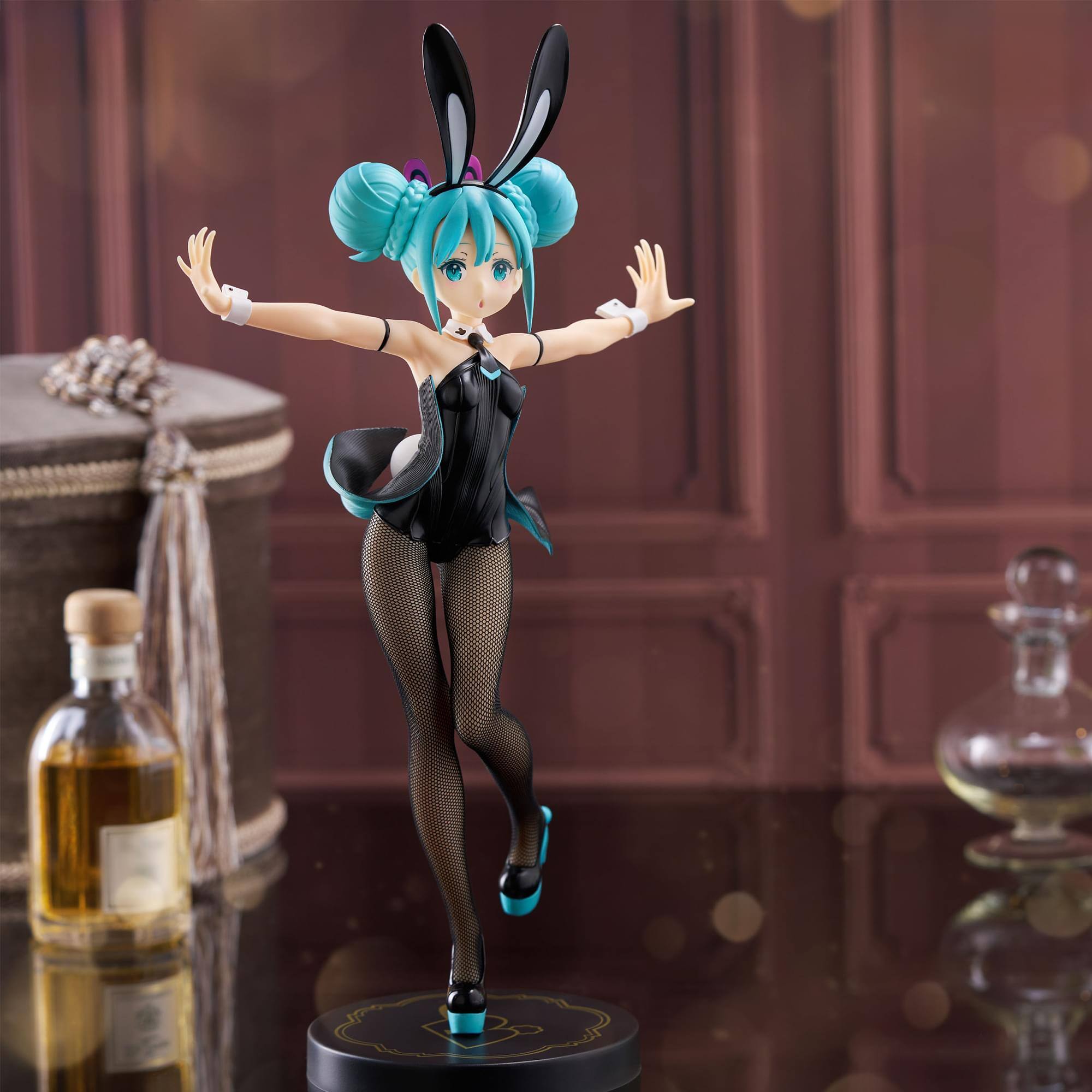 Alt View 3. Little Buddy - Vocaloid Hatsune Miku BiCute Bunnies 12-Inch PVC Figure - Black.