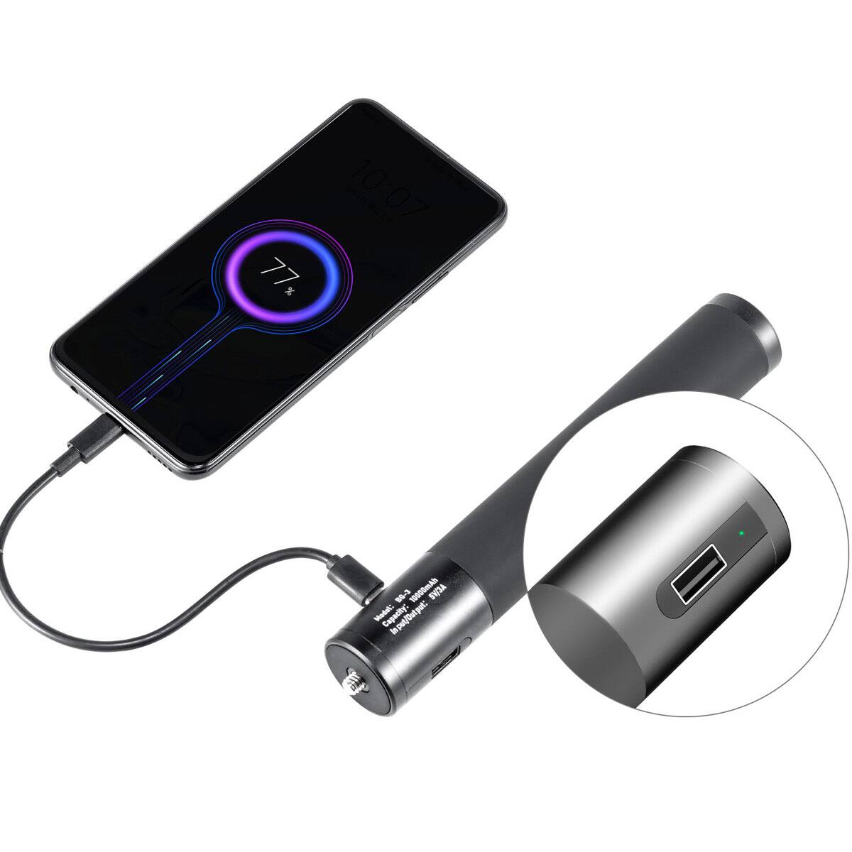LL %
10:07
BG-3 10000mAh 5V/3A Capacity: Input/Output: am