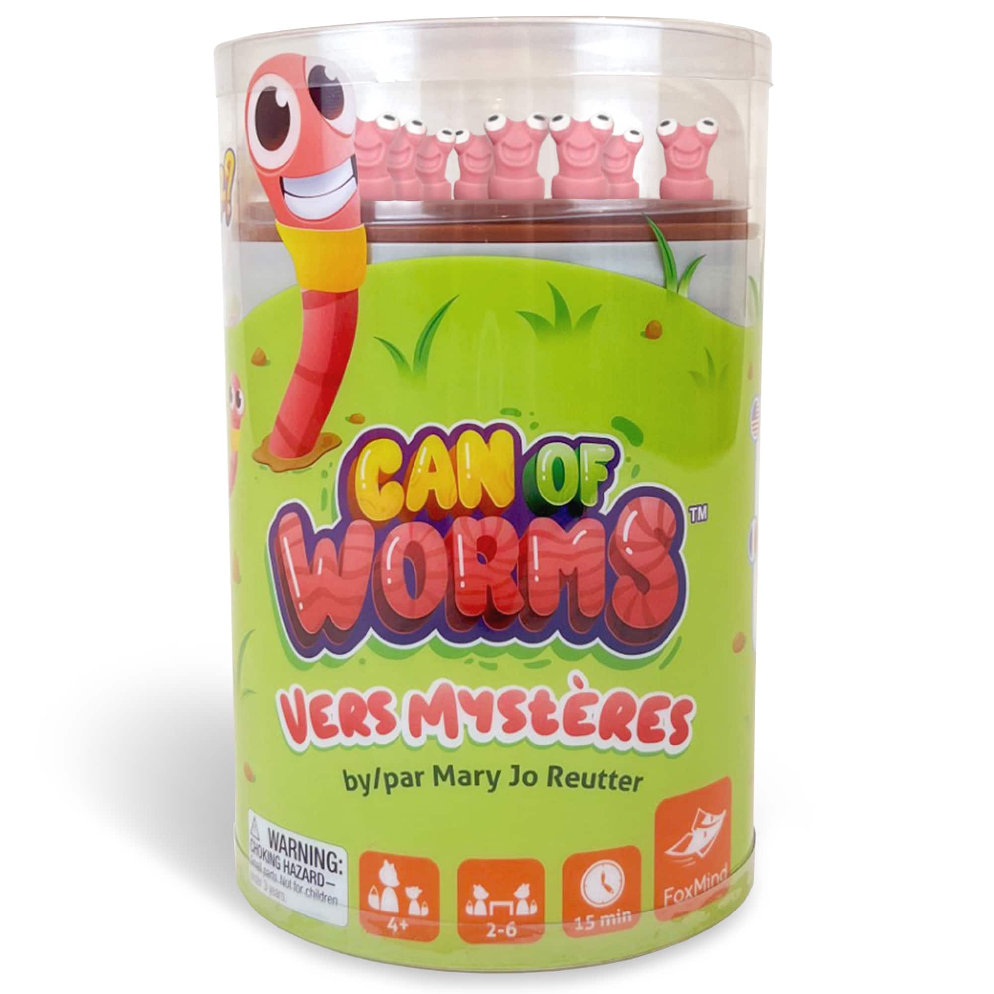 Photos - Educational Toy Worms FoxMind Games - Can Of  - Toy Learning Math Game 