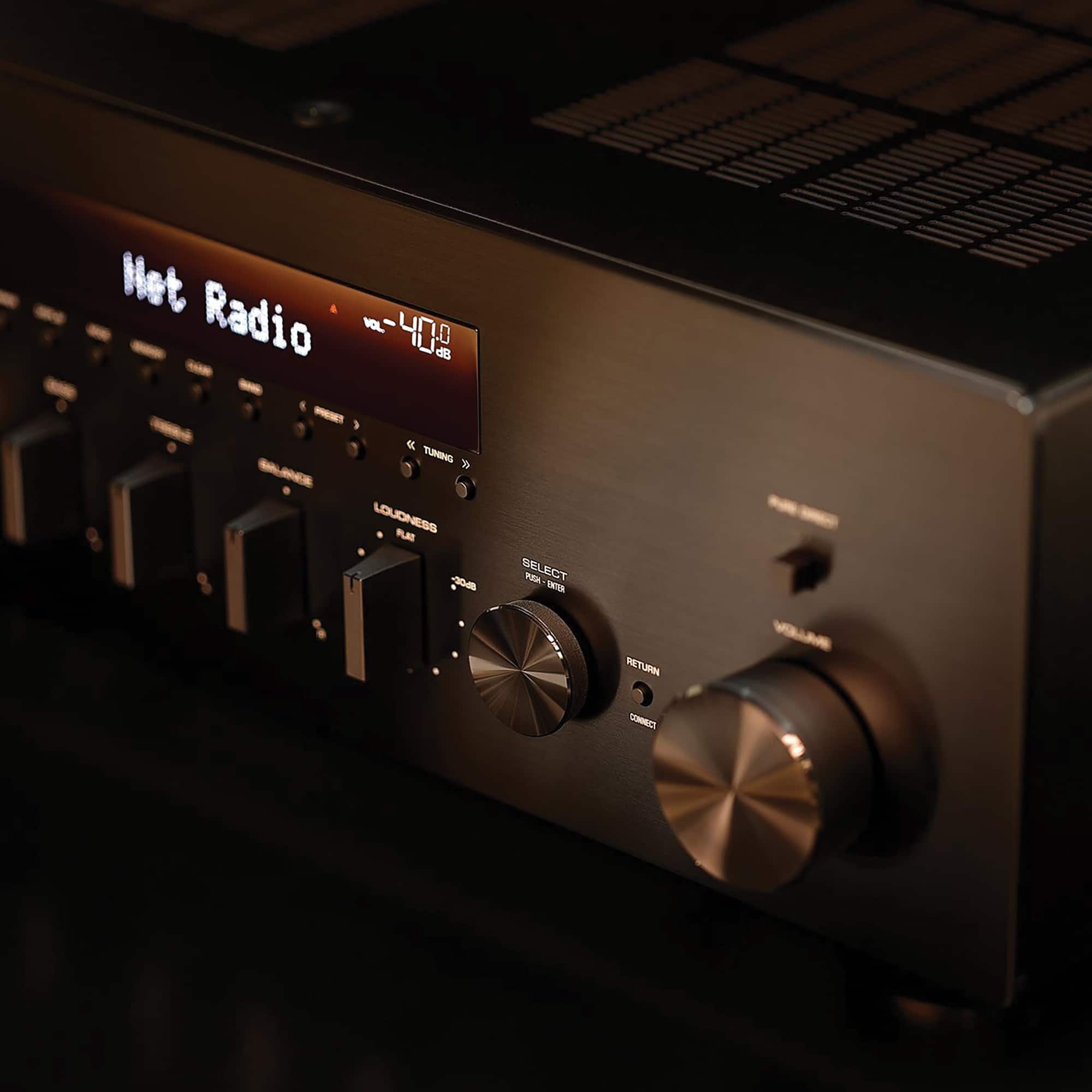 Alt View 14. Yamaha - Bluetooth 120-Watt 2.0-Channel Network Stereo Receiver with Remote - Black.