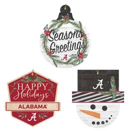 Jardine - Alabama Crimson Tide Ornament Bundle - White