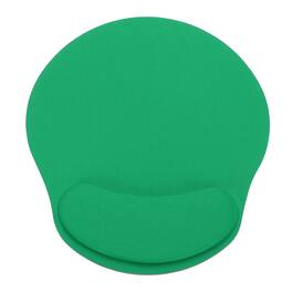 Unique Bargains - Ergonomic Gel Mouse Pad with Wrist Rest Support Memory Foam Mat Non-Slip Base for Office Computer Laptop Keyboard Home - Dark Green