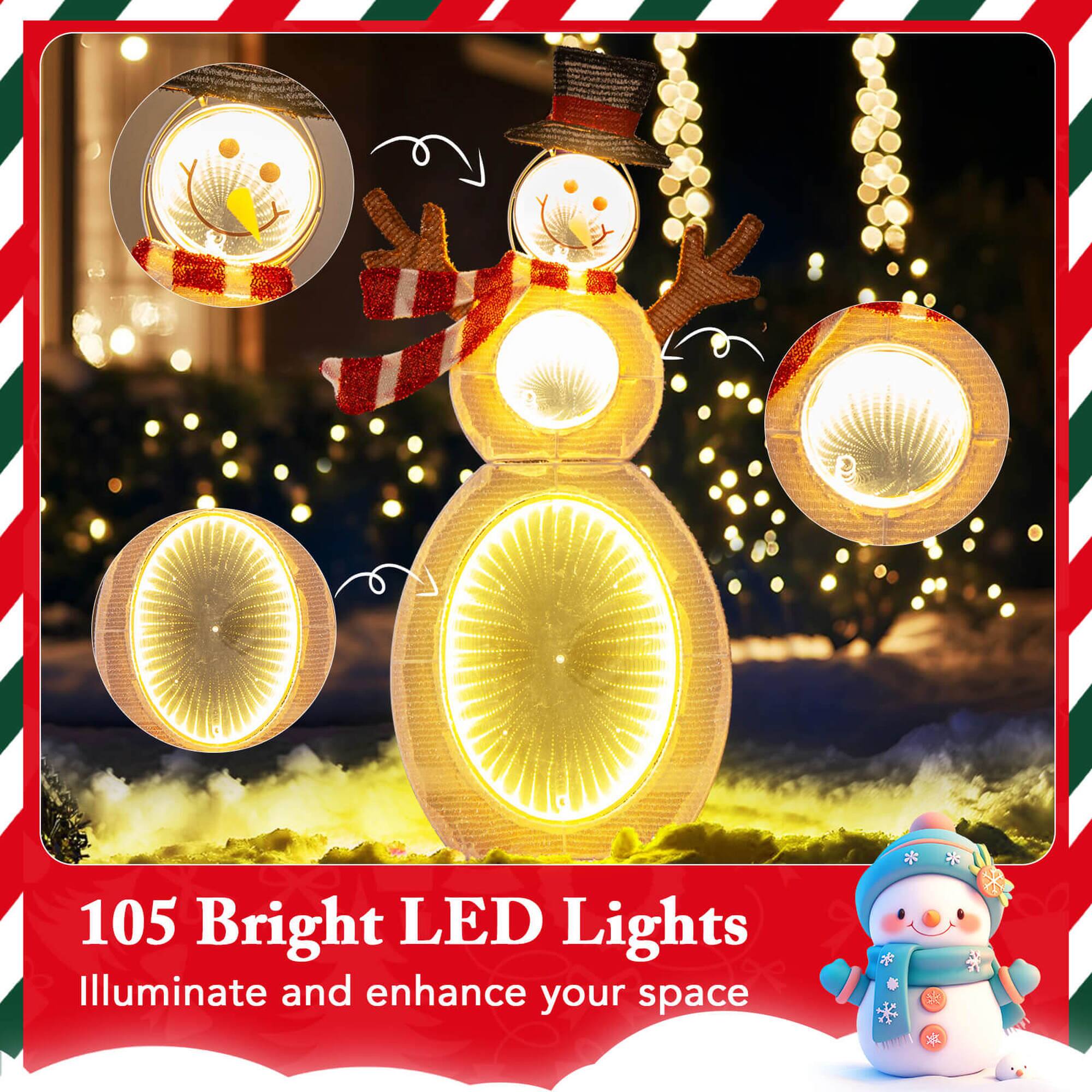 105 Bright LED Lights  
Illuminate and enhance your space