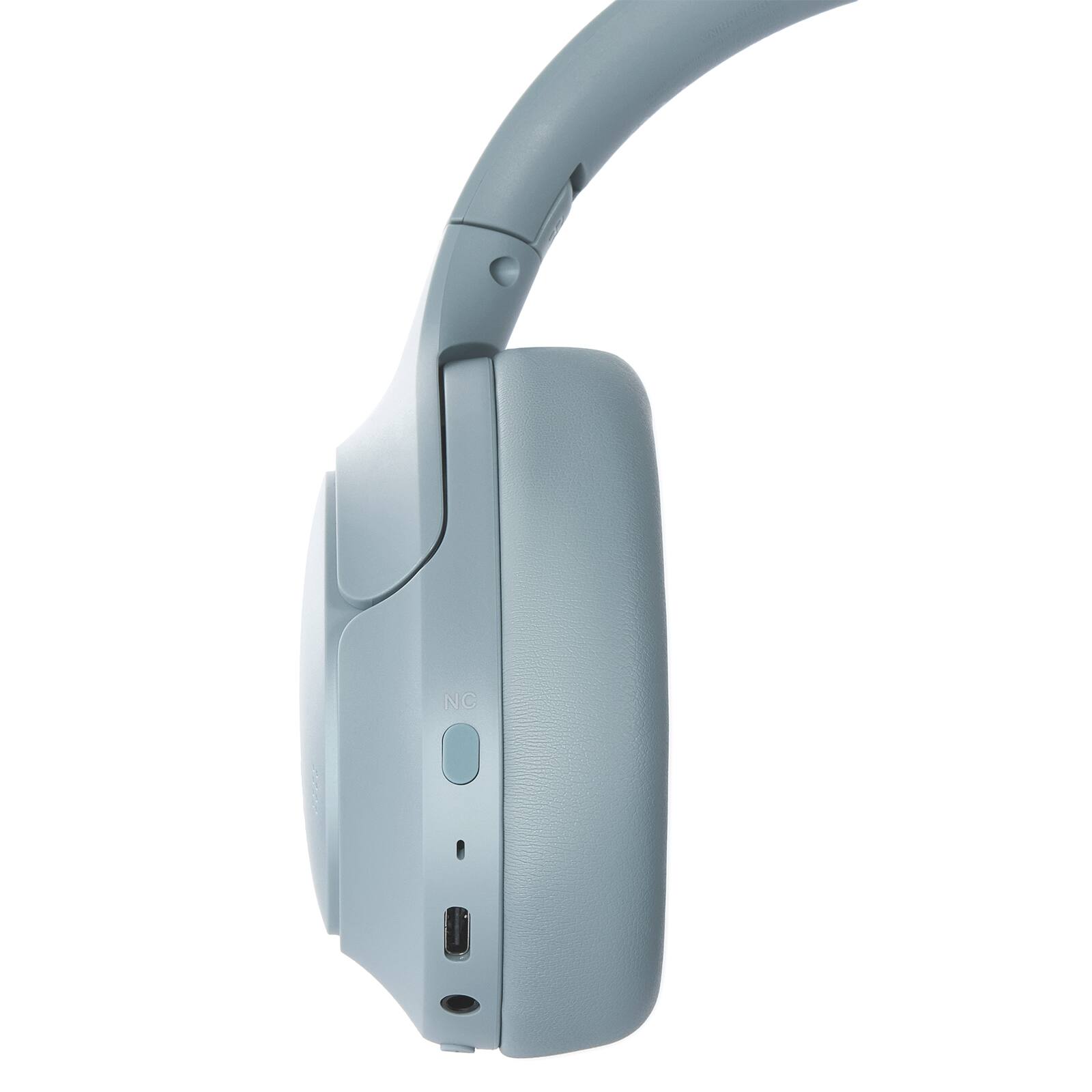 Alt View 5. TOZO - TOZO HT2 Hybrid Active Noise Cancelling Headphones, Over Ear, 60H Playtime, Hi-Res Audio, Custom EQ, Deep Bass, Blue - Blue.