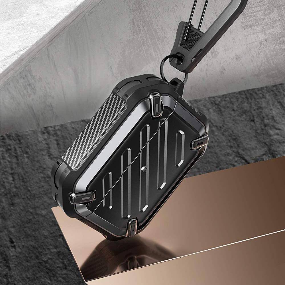 Back. SUPCASE - Apple AirPods Pro 1 & 2 Unicorn Beetle PRO Rugged Case Waterproof Case - Black.