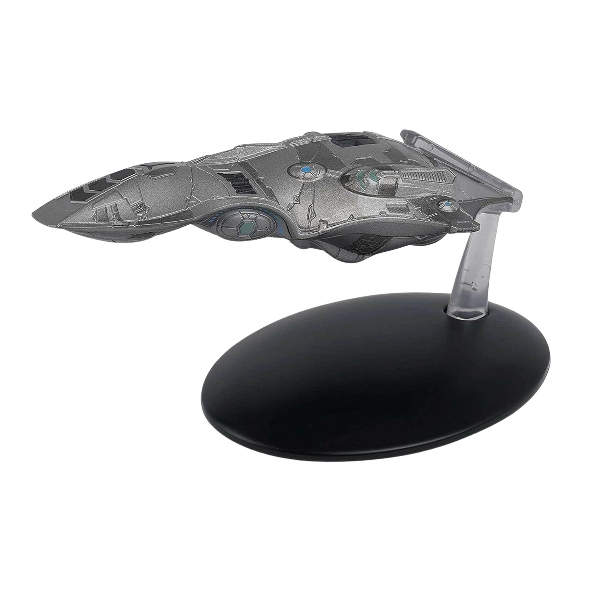 Alt View 2. Eaglemoss - Eaglemoss Star Trek Starship Replica | Gegen's Research Vessel - Black.