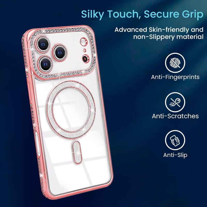 Silky Touch, Secure Grip

Advanced Skin-friendly and non-Slippery material

Anti-Fingerprints

Anti-Scratches

Anti-Slip