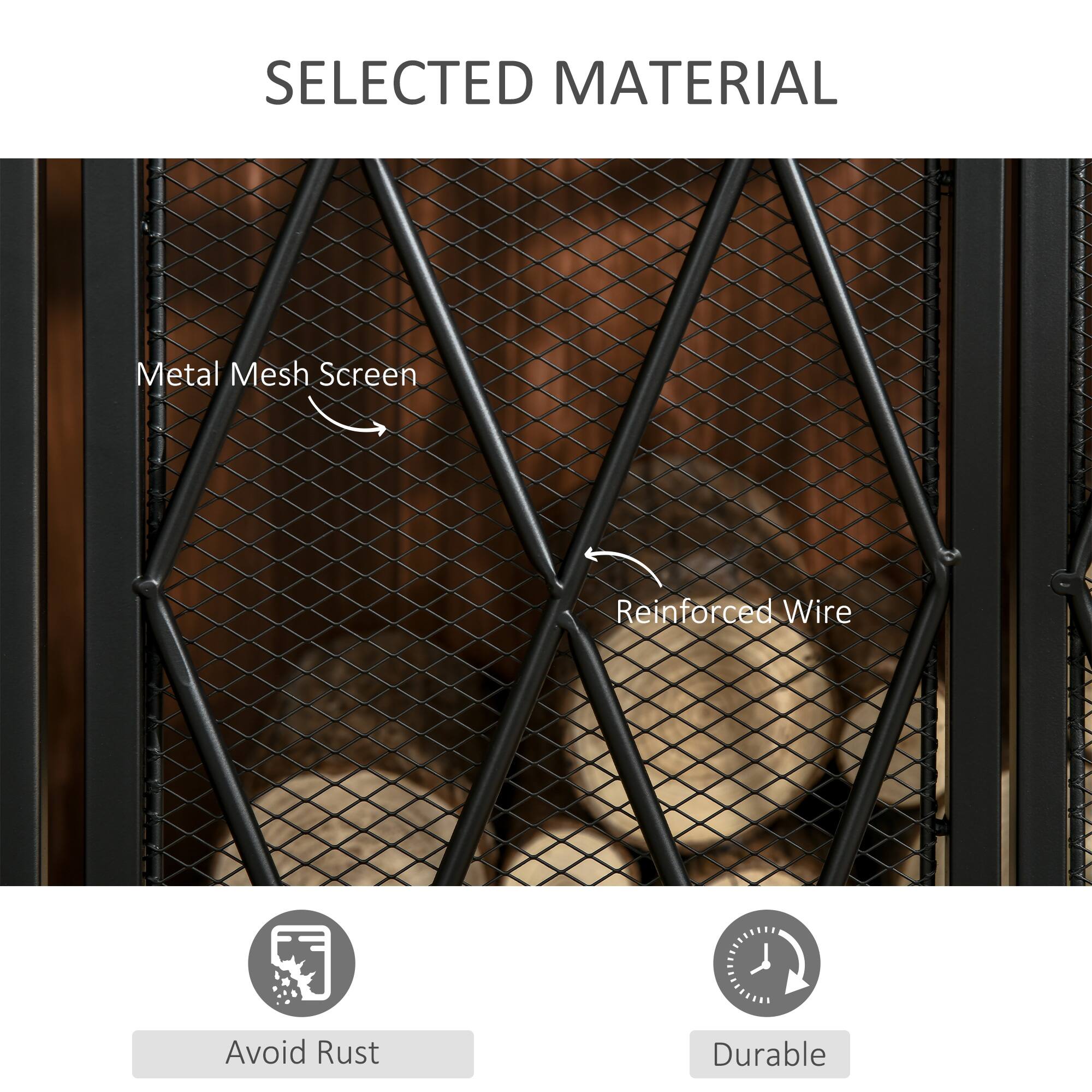 SELECTED MATERIAL

Metal Mesh Screen
Reinforced Wire

Avoid Rust
Durable