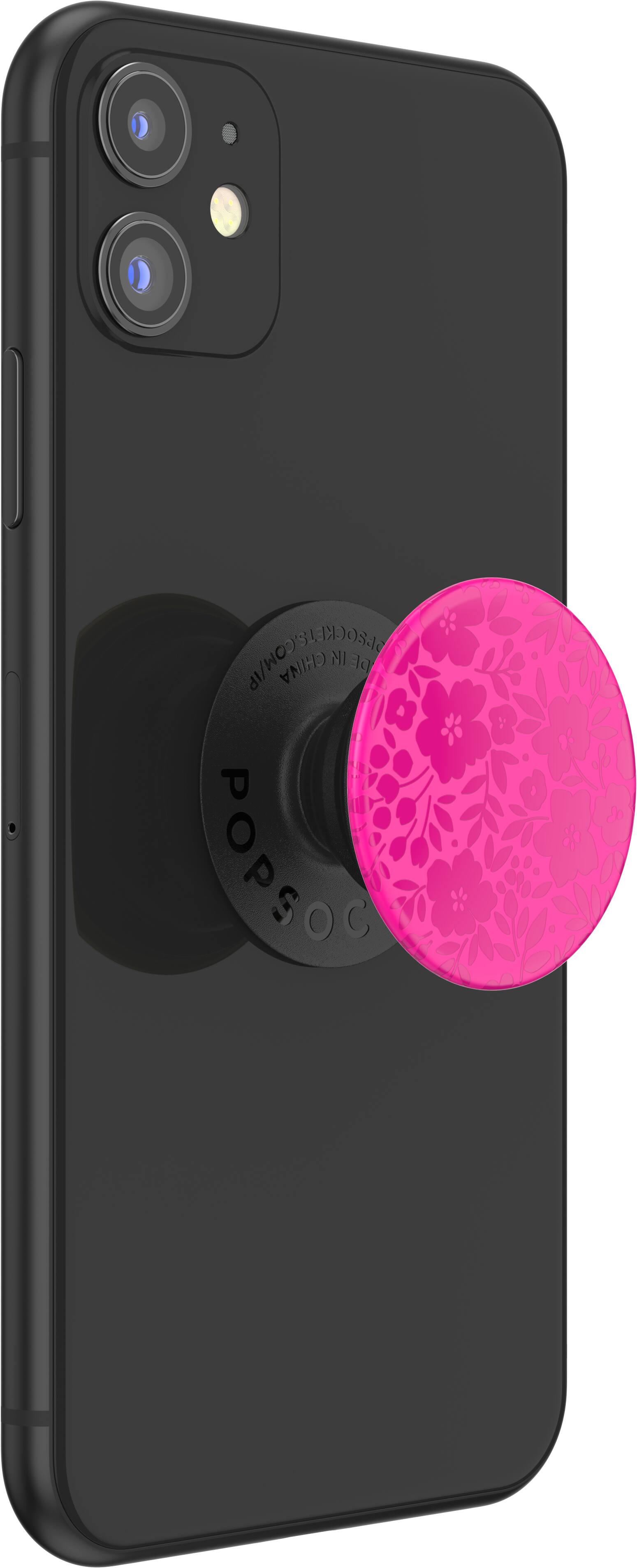 Alt View 11. PopSockets - PopGrip Cell Phone Grip & Stand - Fuchsia Floral.