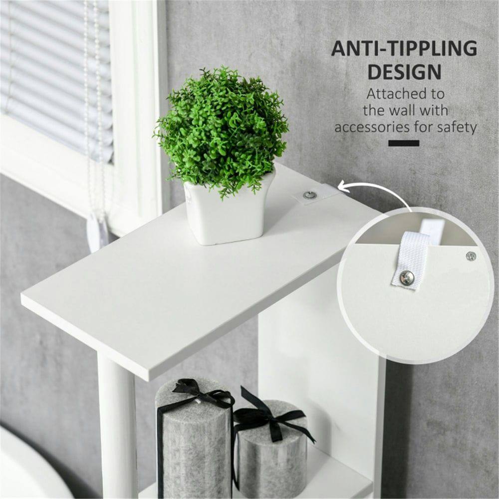 ANTI-TIPPLING DESIGN  
Attached to the wall with accessories for safety