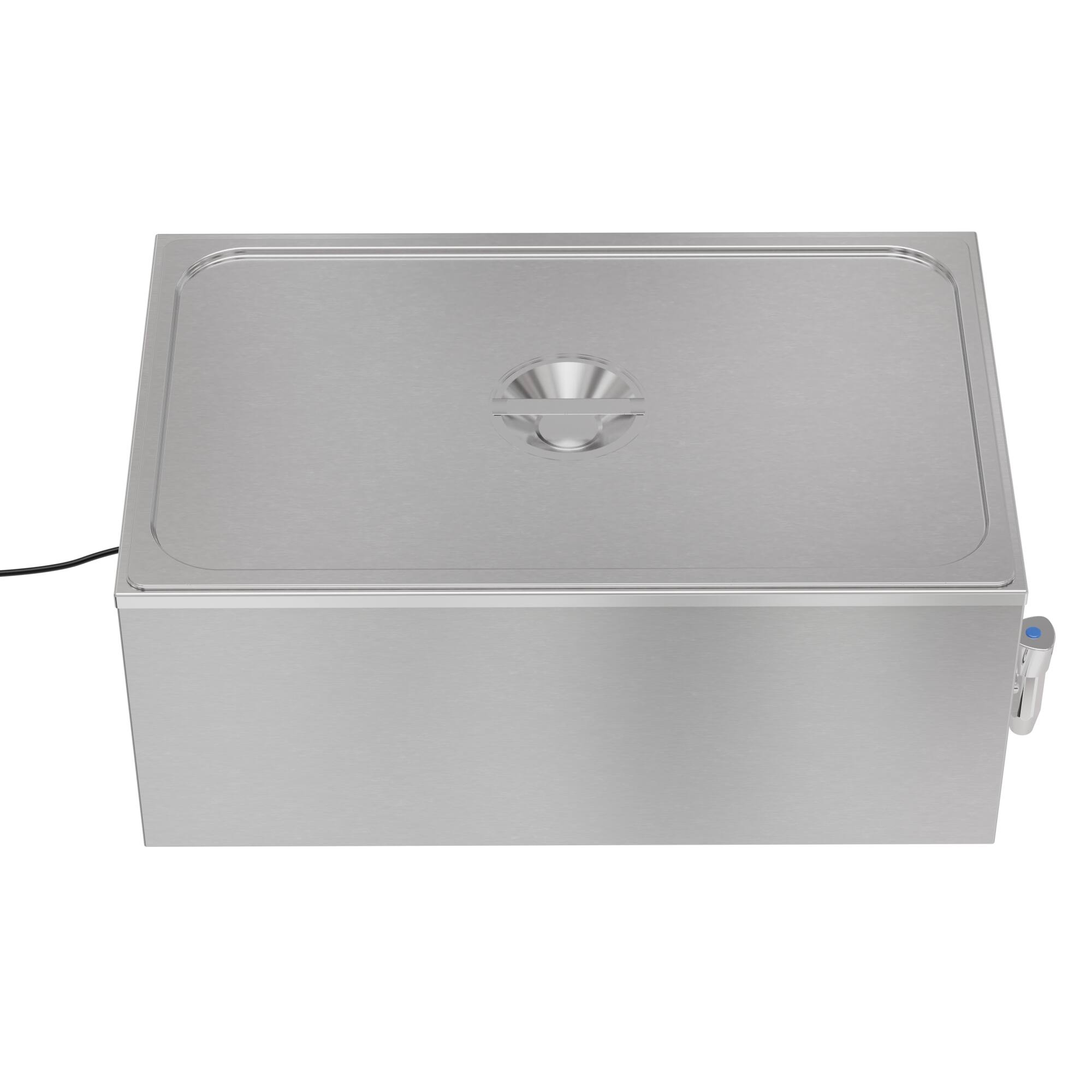 Alt View 1. Koolmore - 21 Qt. One-Section Electric Countertop Food Warmer With Faucet, CFW-1T. - Silver.