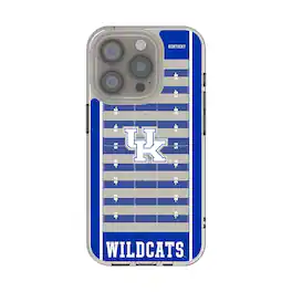 Keyscaper - NCAA - Kentucky Wildcats iPhone Clear Football Field Design Case - 15 - Multicolor