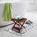 Angle. Sorbus - Sorbus Foldable Shower Stool, Bamboo Foot Rest & Shaving Stool for Inside Shower, Portable Step Stool, Folding Bench - Brown.