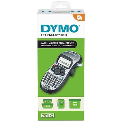 DYMO - LetraTag LT-100H Portable Thermal Label Maker - Silver
