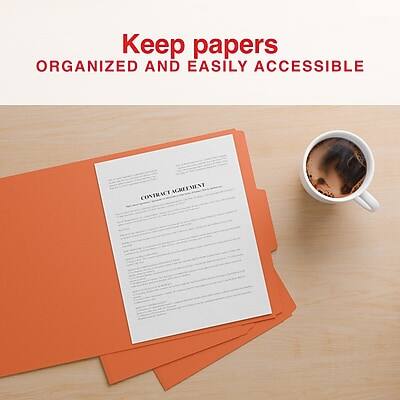 Keep papers organized and easily accessible.  
Contract Agreement