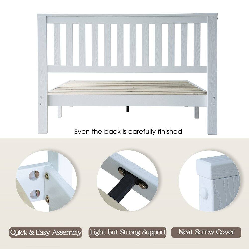 Even the back is carefully finished

Quick & Easy Assembly

Light but Strong Support

Neat Screw Cover