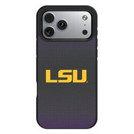 Keyscaper - NCAA - LSU Tigers Bump Case with 8.2ft Drop Protection - 16 Plus - Black