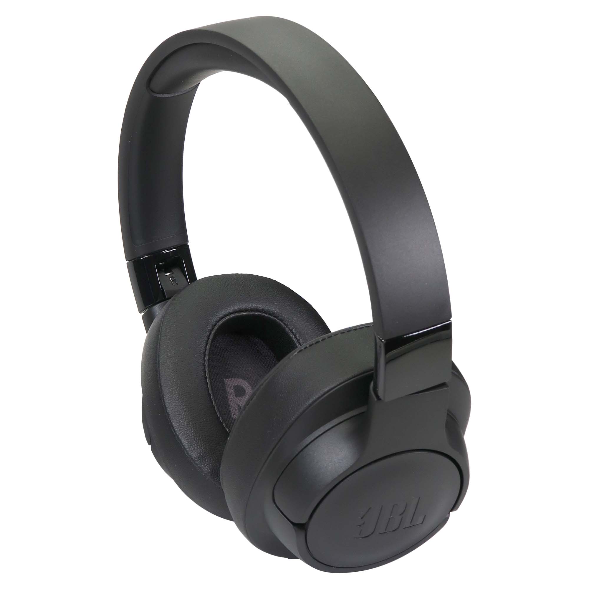 Left. JBL - JBL Tune 760NC Noise-Canceling Wireless Over-Ear Headphones (Black) - Black.