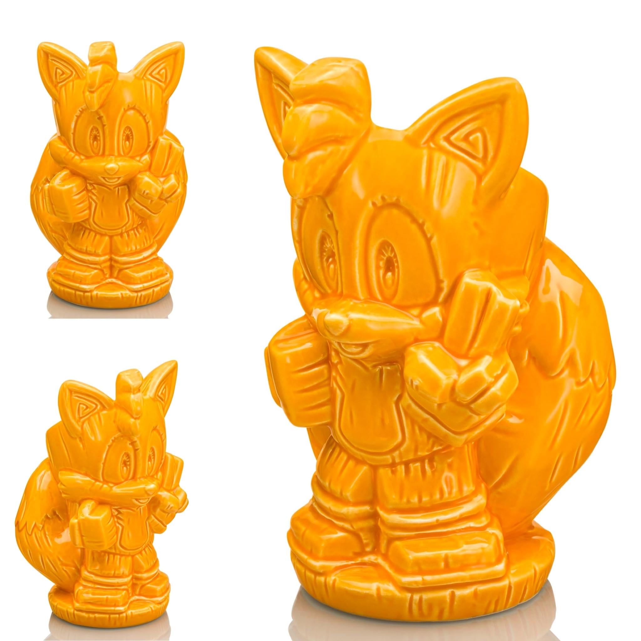 Alt View 1. ThinkGeek - Geeki Tikis Sonic The Hedgehog 5-Piece Ceramic Mug Set | Each Holds 10-18 Ounces - Assorted.