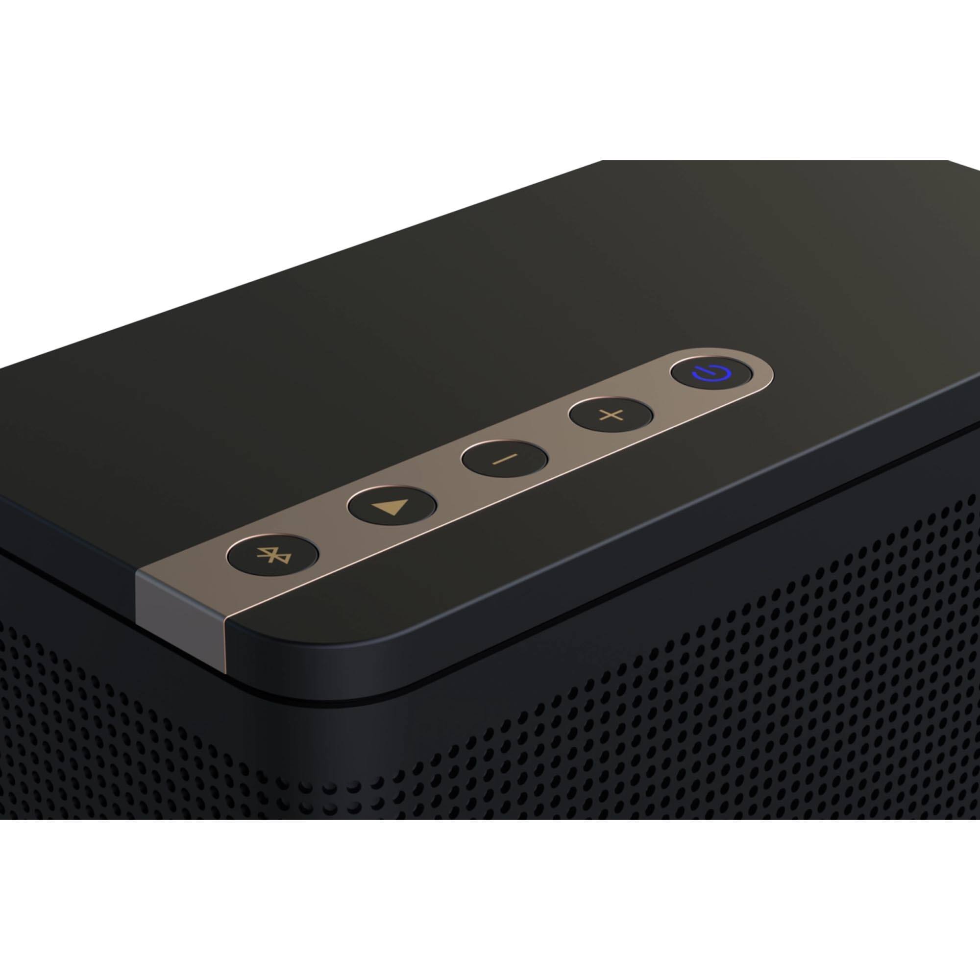 Alt View 3. ELAC - ELAC NAVA 100 Black - Portable Bluetooth Speaker - Black/Gray.