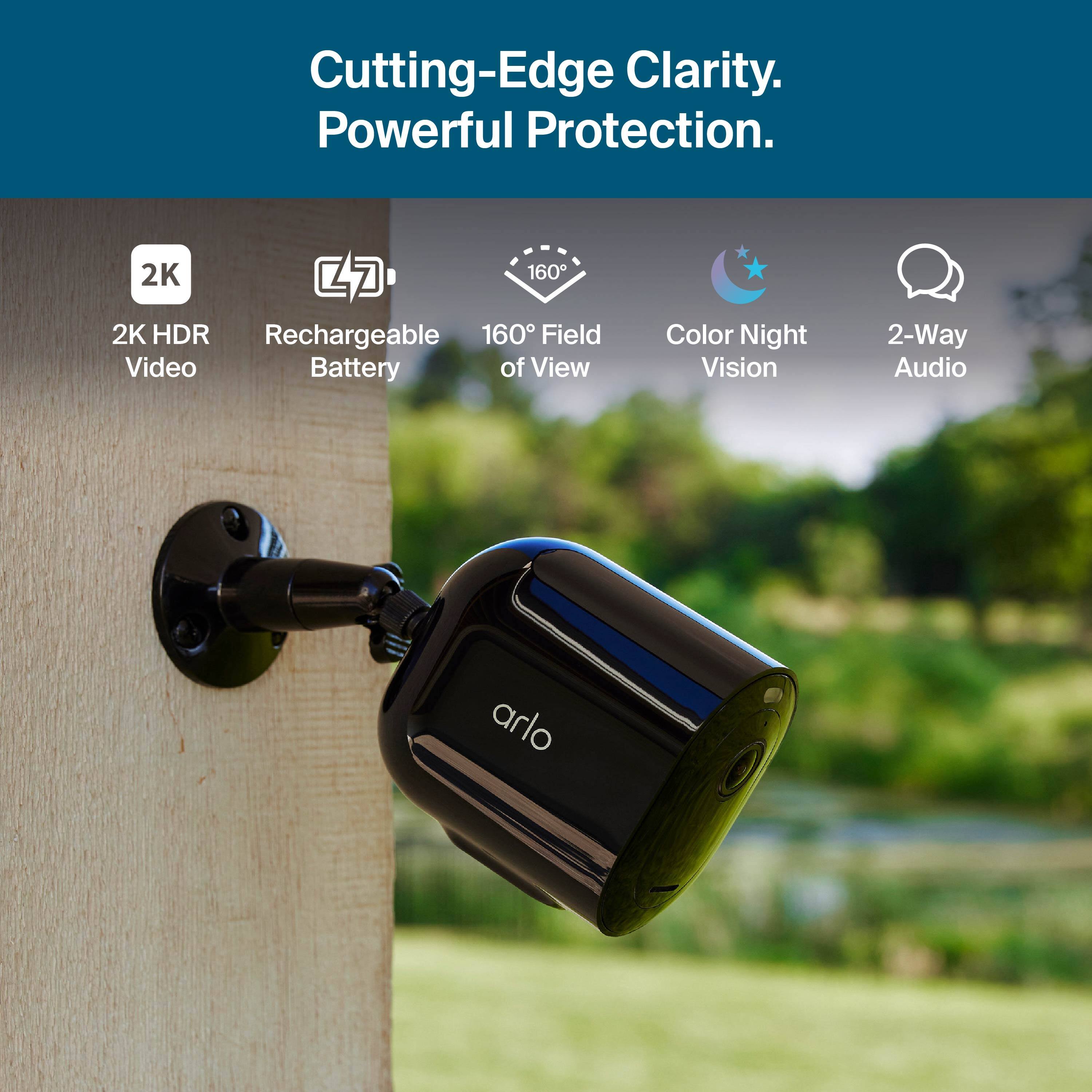 Cutting-Edge Clarity. Powerful Protection.

- 2K HDR Video
- Rechargeable Battery
- 160° Field of View
- Color Night Vision
- 2-Way Audio