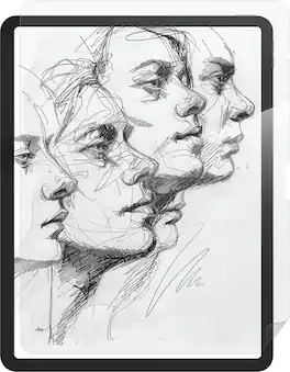 ZAGG - Fusion Canvas Apple iPad Air 13 (M3/M2) - Clear