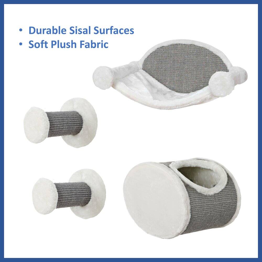 - Durable Sisal Surfaces
- Soft Plush Fabric