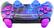 Back. Custom Controllerzz - Custom Wireless Controller for PS5 - Blue & Purple Swirl W/Purple Chrome Inserts.
