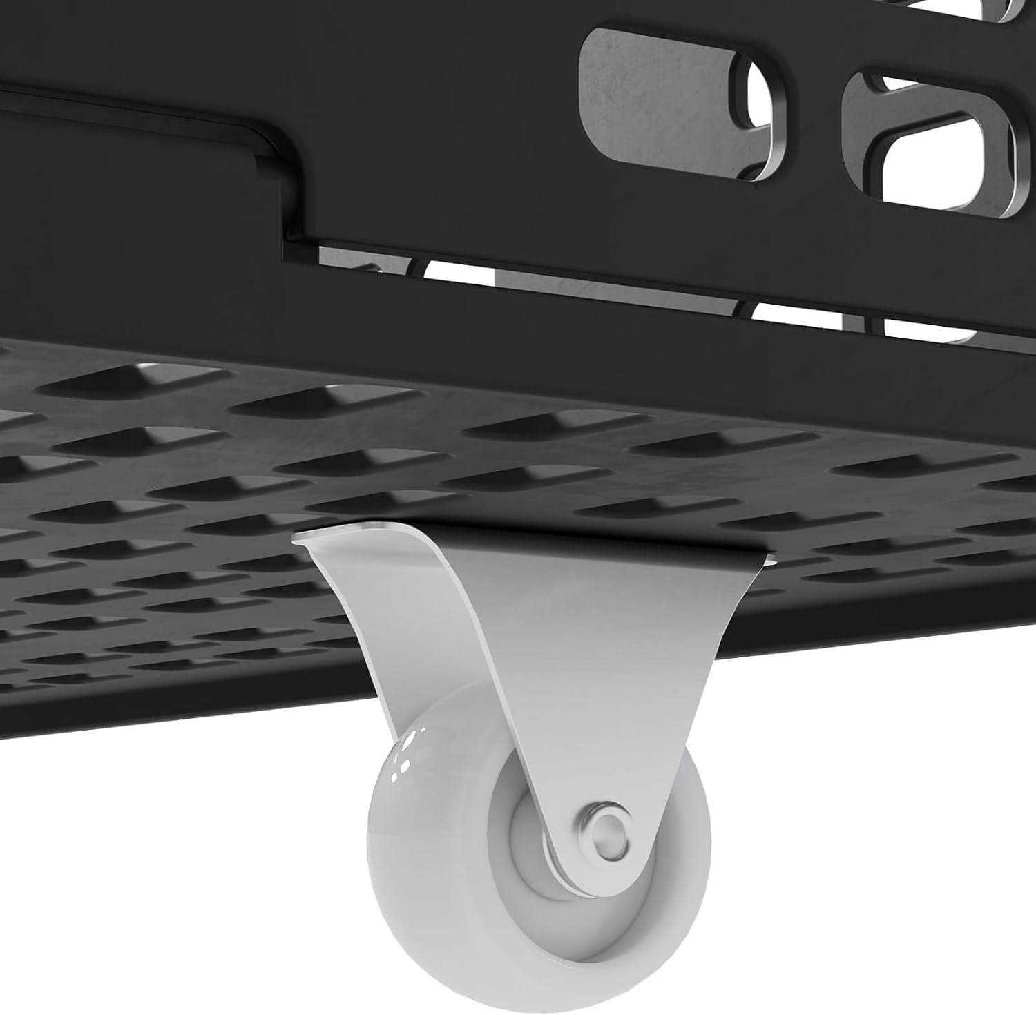 Back. GARVEE - Queen Upholstered Bed Frame Black 4 Storage Drawers Adjustable Headboard No Box Spring Modern - Black Queen.