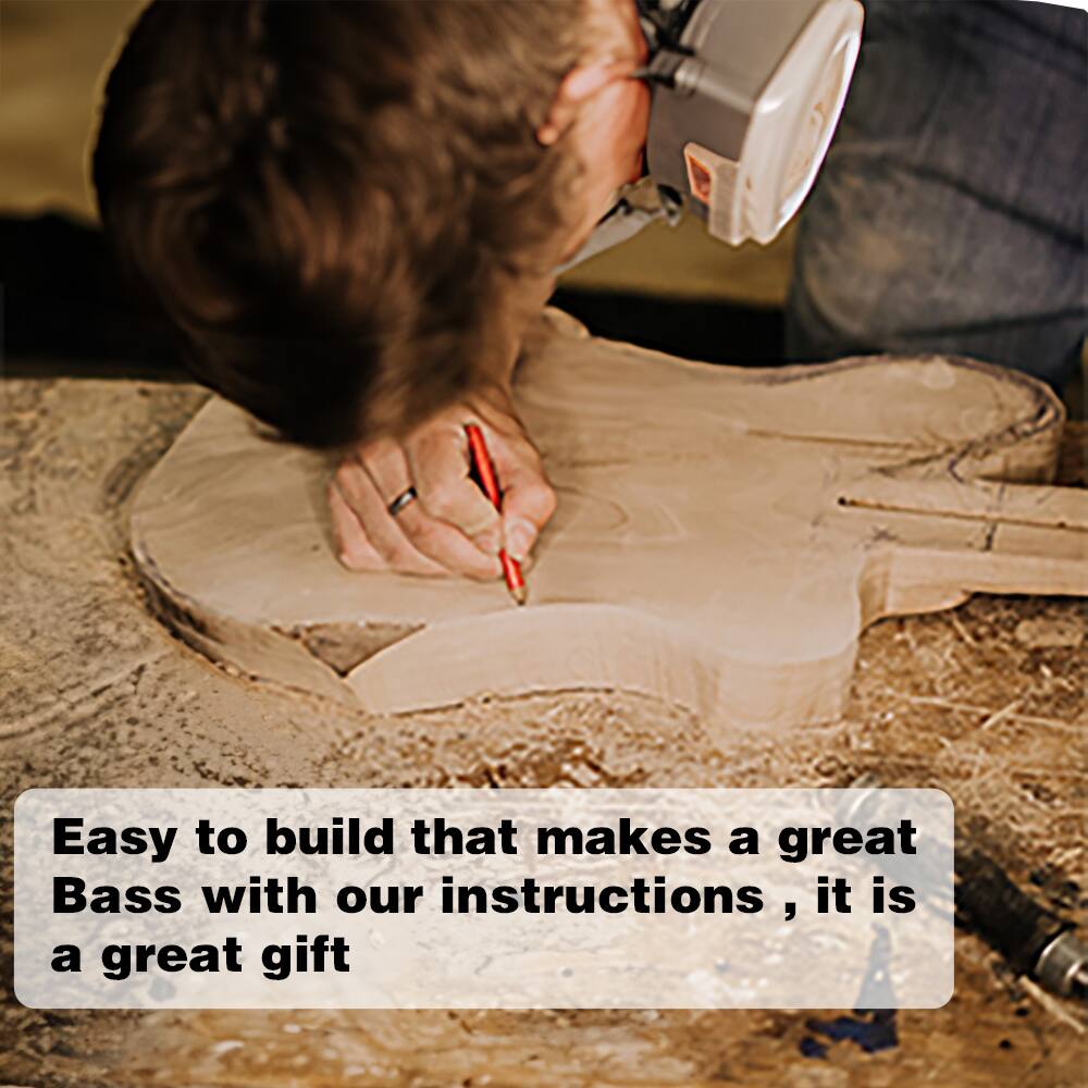 Easy to build that makes a great Bass with our instructions, it is a great gift