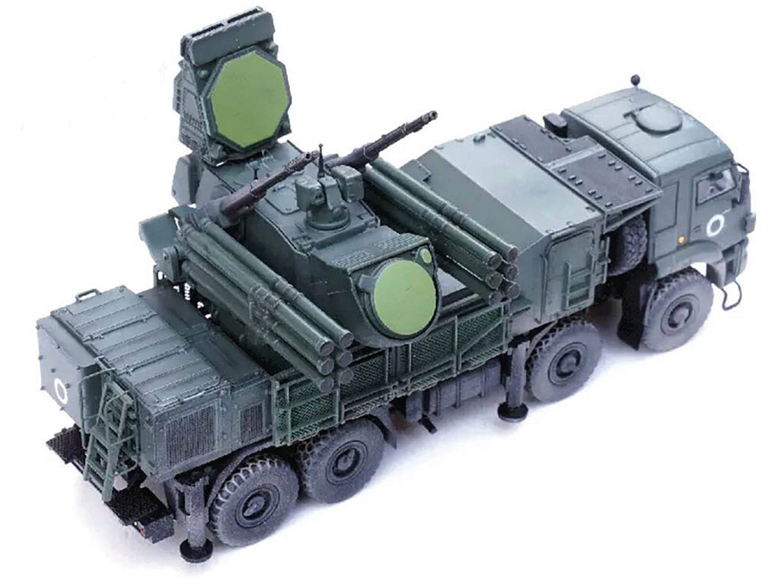 Alt View 3. Panzerkampf - Pantsir S1 96K6 Self-Propelled Air Defense Weapon System "Ukraine War" Russian Army 1/72 Diecast Model by Panzerkampf.