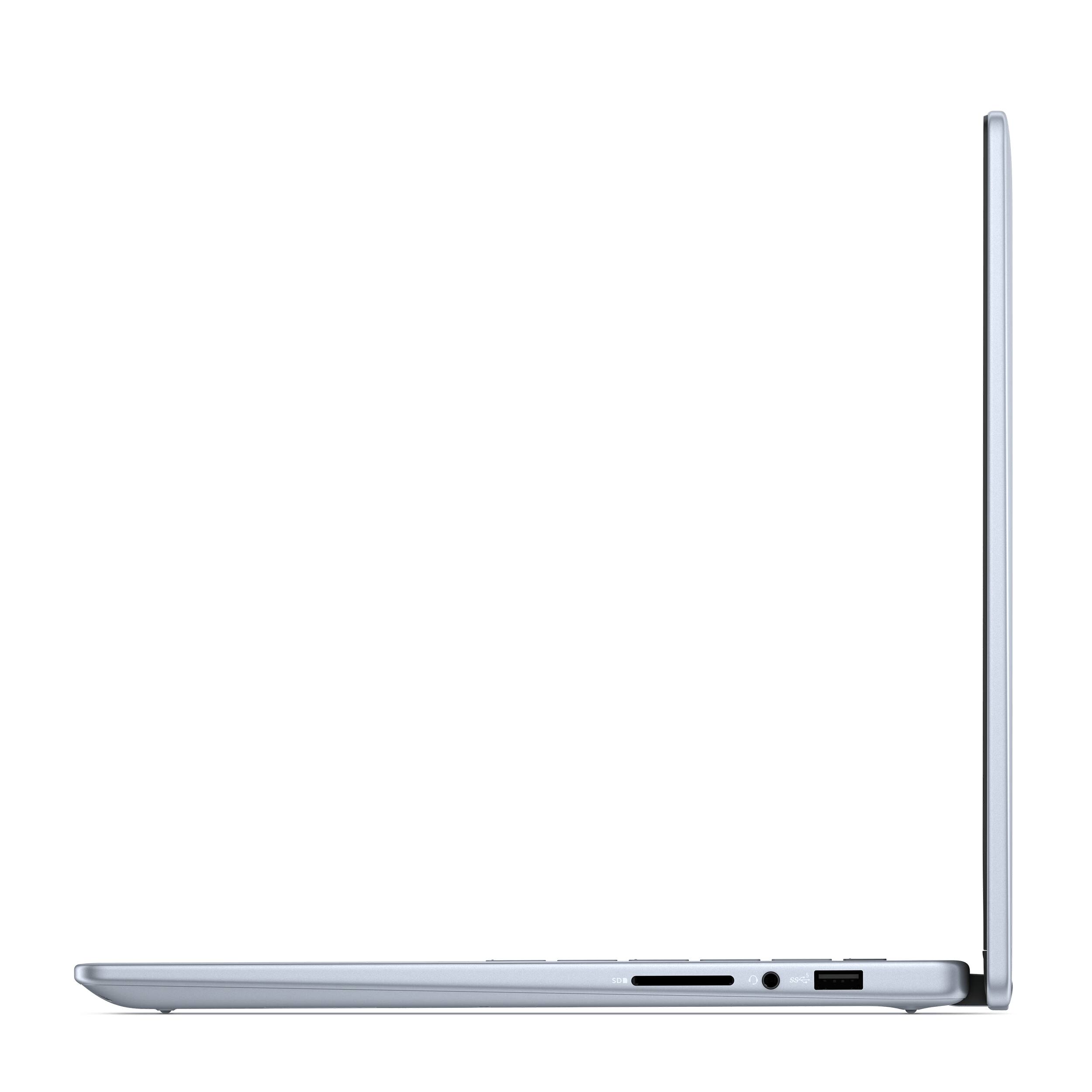 Alt View 8. Dell - Dell Inspiron 14" Touchscreen 2-in-1 Laptop,Intel 7-150U,32GB RAM,1TB SSD,Backlit Keyboard,Win 11 Pro,Ice Blue - Ice Blue.