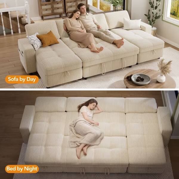 Sofa by Day  
Bed by Night