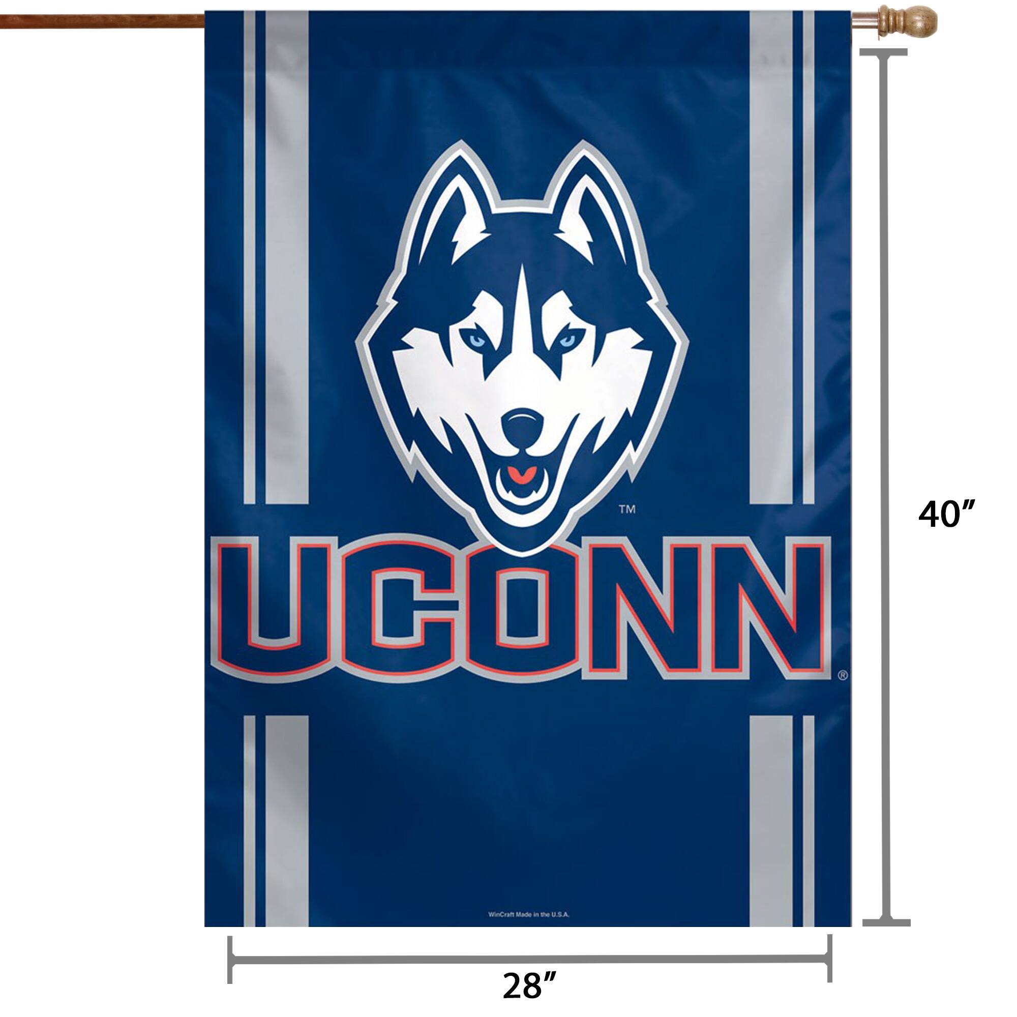 TM UCONN  
40"  
28"