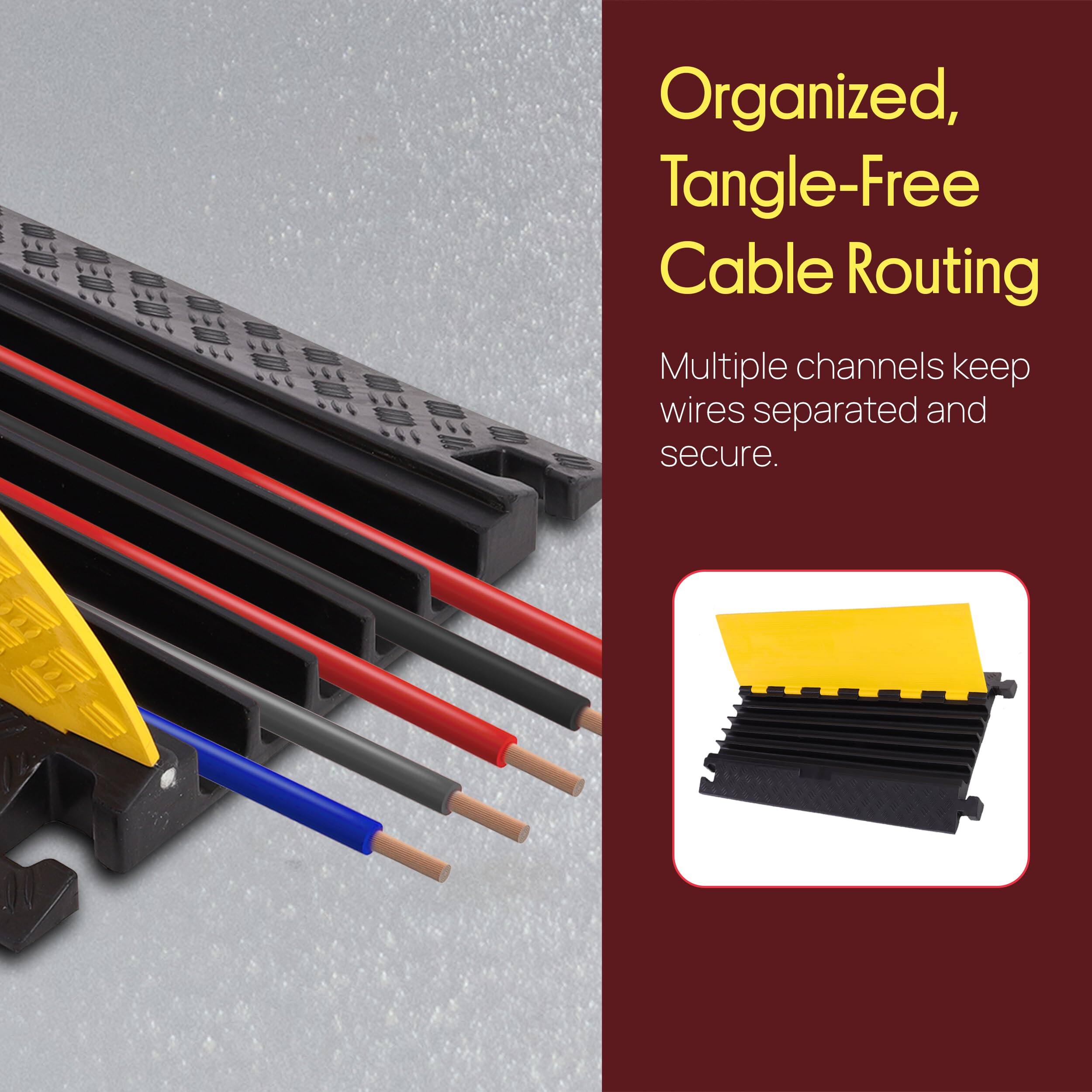 Organized, Tangle-Free Cable Routing

Multiple channels keep wires separated and secure.