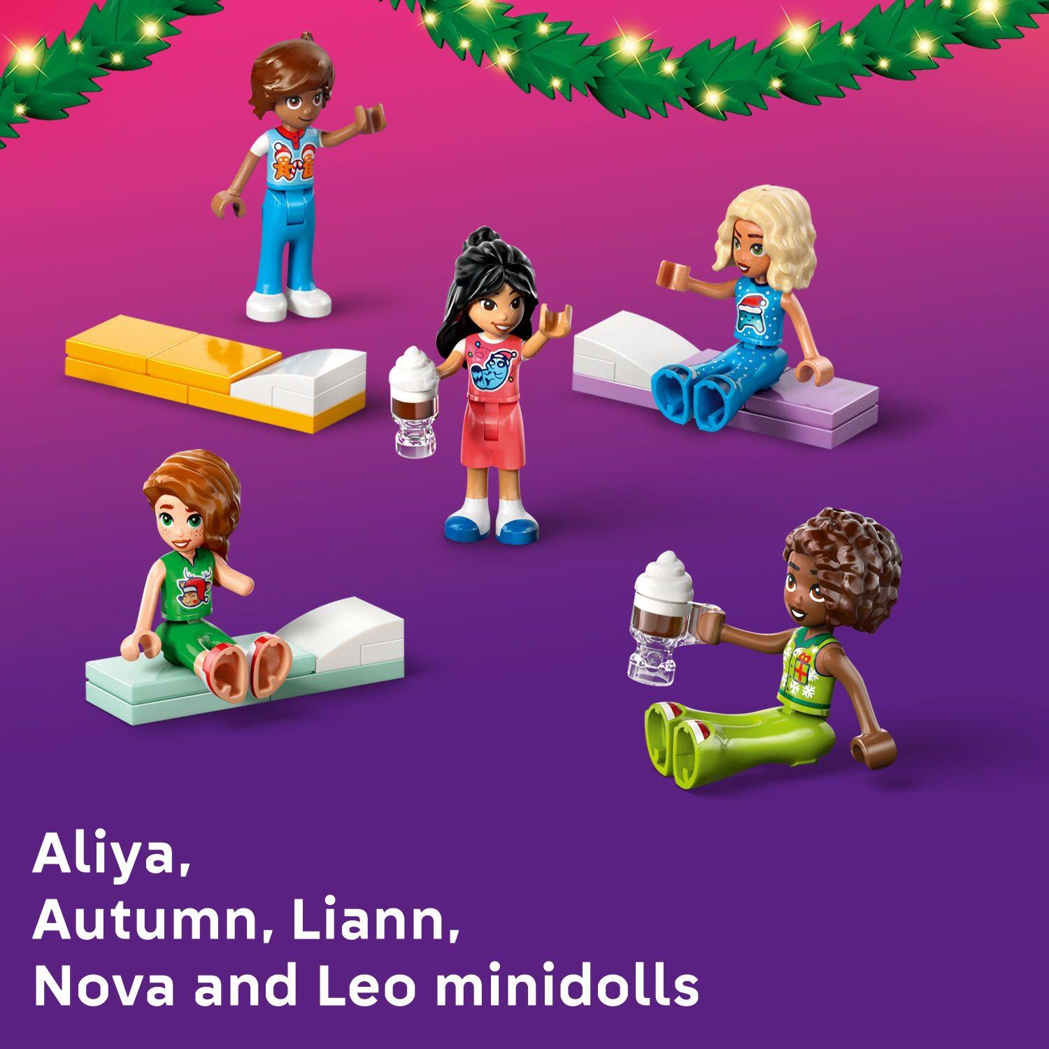 Aliya, Autumn, Liann, Nova and Leo minidolls