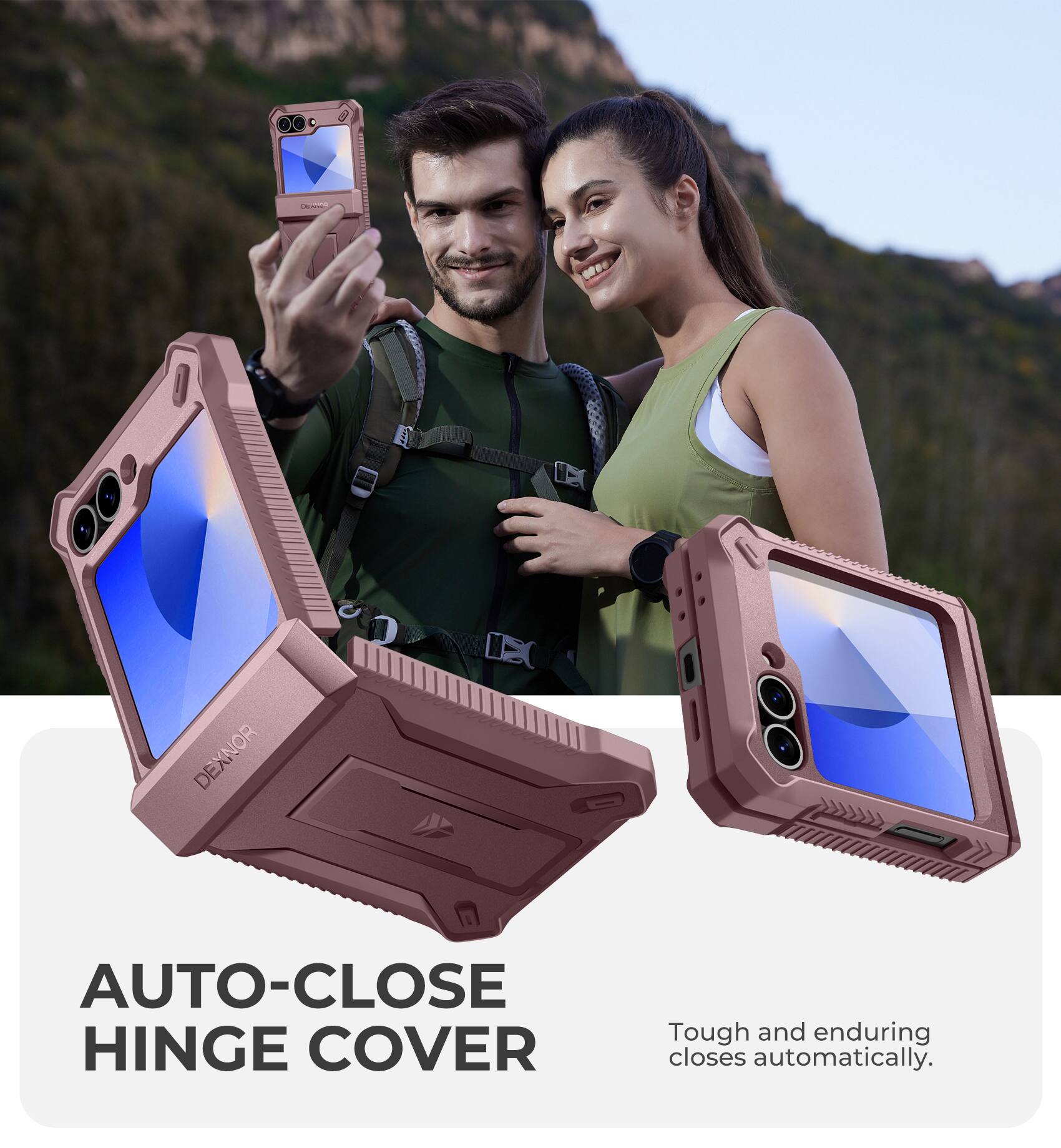 DEXNOR AUTO-CLOSE HINGE COVER
Tough and enduring closes automatically.