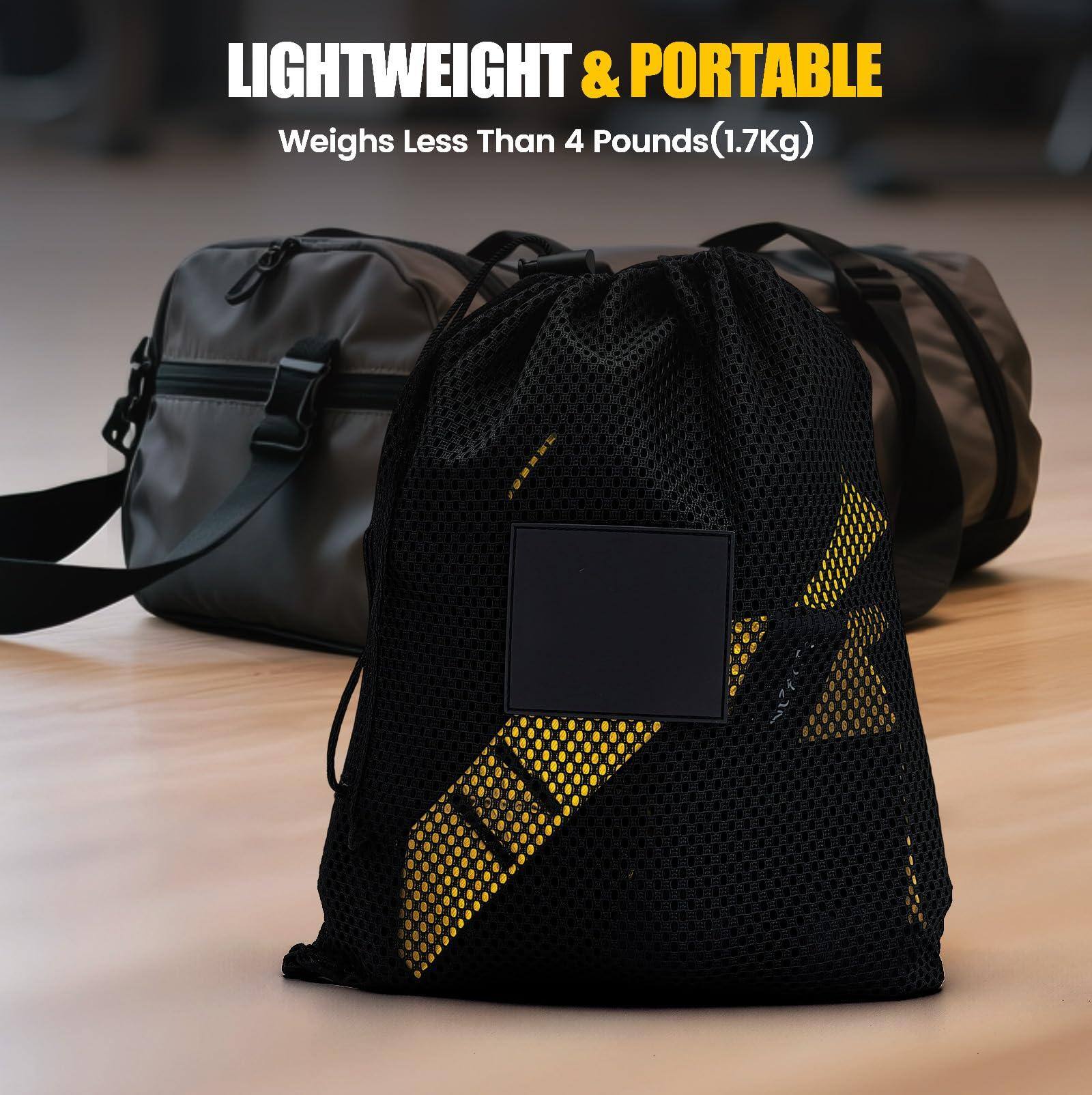 LIGHTWEIGHT & PORTABLE  
Weighs Less Than 4 Pounds (1.7Kg)
