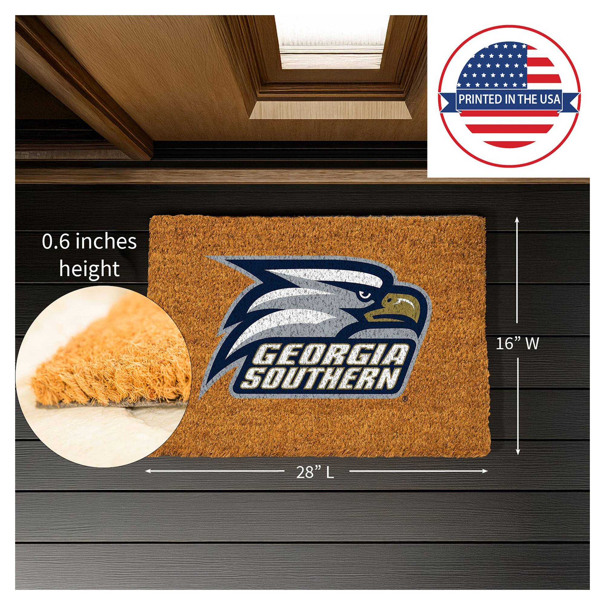 PRINTED IN THE USA  
0.6 inches height  
GEORGIA SOUTHERN  
16" W x 28" L