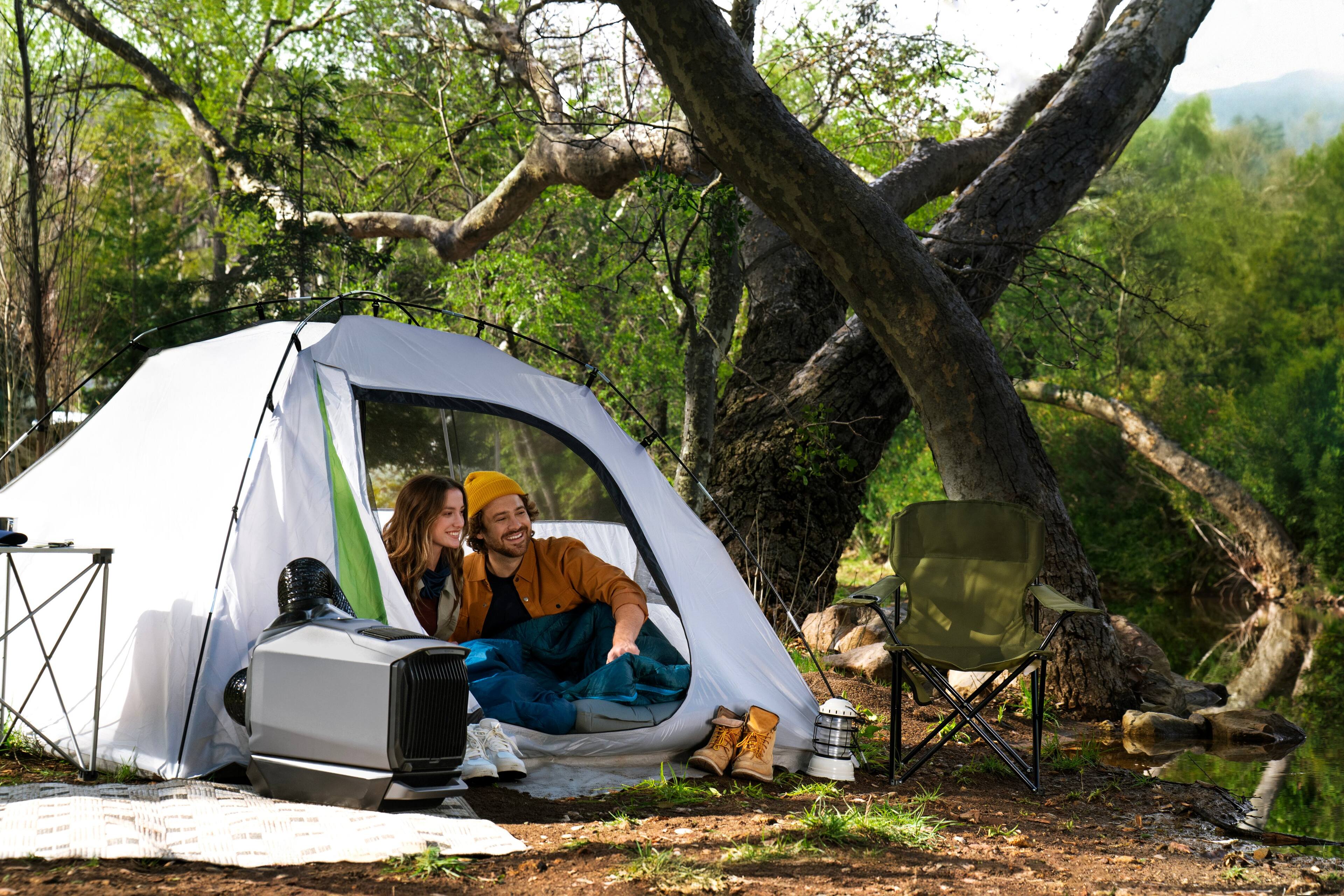 Alt View 15. EcoFlow - Wave 3 - 180 Sq. Ft. Portable Air Conditioner - Grey.