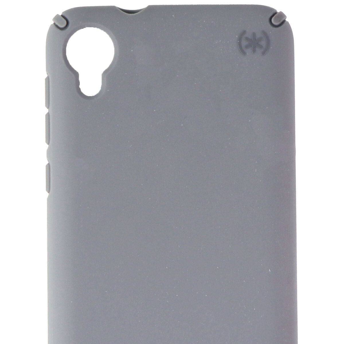 Front. Speck - Speck Presidio Lite Soft Gel Case for Motorola Moto E6 - Grey - Grey.
