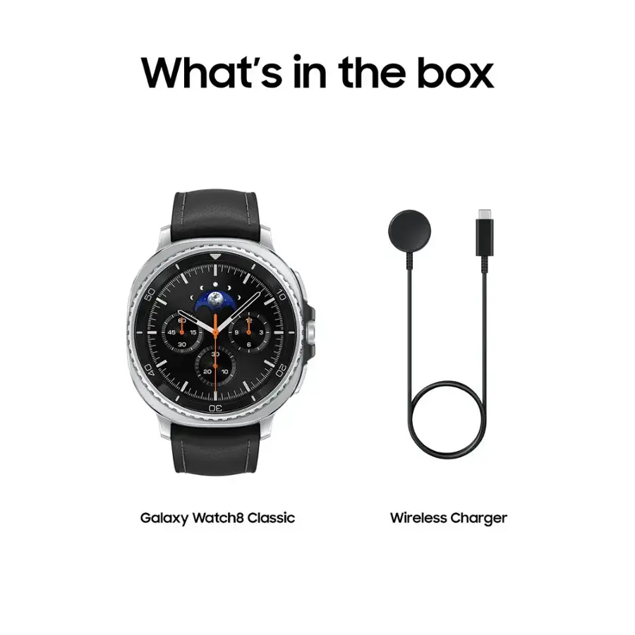 Samsung Galaxy Watch8 Classic Stainless Steel Smartwatch 46mm BT