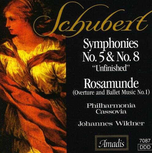Schubert  
Symphonies No. 5 & No. 8 "Unfinished"  
Rosamunde (Overture and Ballet Music No. 1)  
Philharmonia Cassovia  
Johannes Wildner  
Amadis  
7087  
DDD