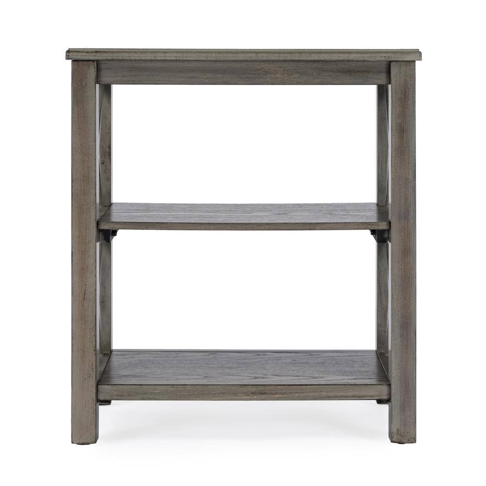Back. Butler Specialty - Vance 2 Shelf 22"W Bookcase - Light Brown.