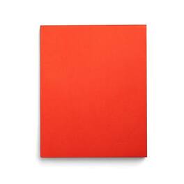 Staples - Smooth 2-Pocket Paper Folder, 25/Box (27535-CC) - Orange