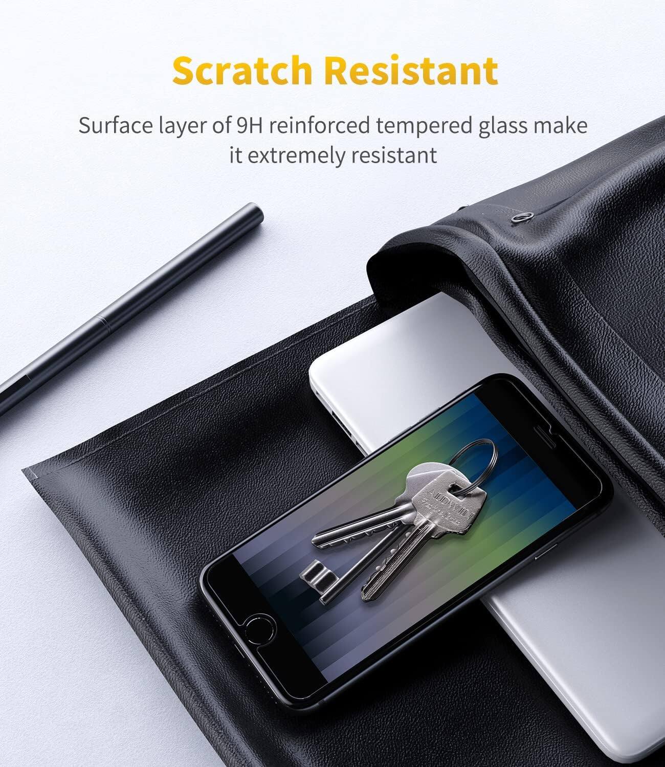 Scratch Resistant

Surface layer of 9H reinforced tempered glass make it extremely resistant